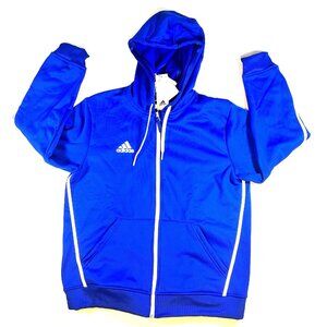 Adidas AEROREADY Full Zip Hoodie Blue Size L